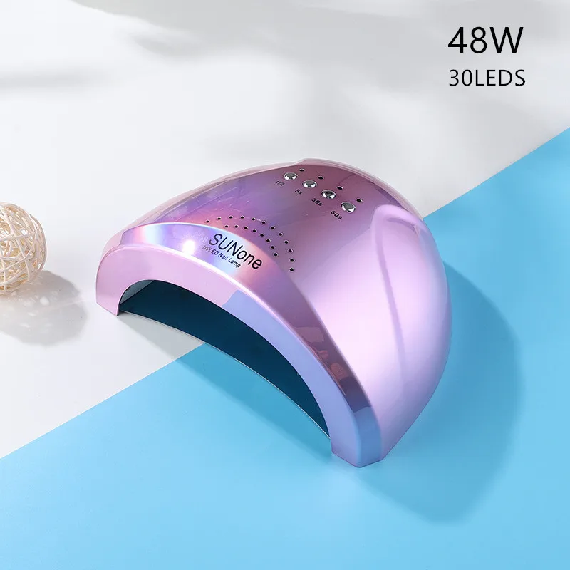 60W UV LED Nail Lamp with 30 Pcs Leds For Curing Gel Nail Dryer Drying Nail Polish Lamp 5/30/60s Auto Sensor Manicure Tools