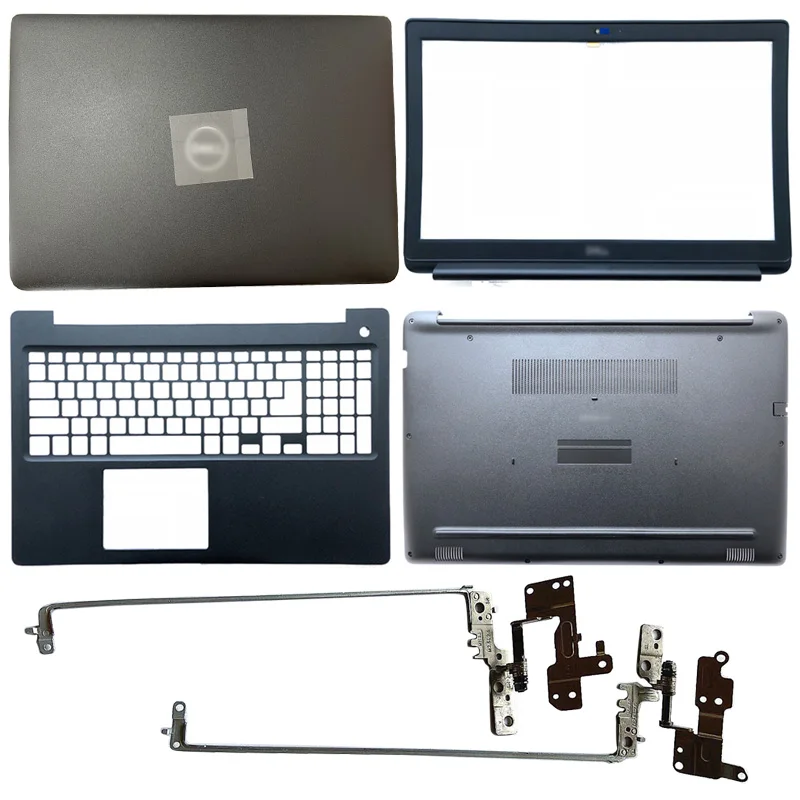 NEW Laptop For Dell Latitude 15 3500 E3500 Laptop LCD Back Cover/Front Bezel/Hinges/Palmrest/Bottom Case Black