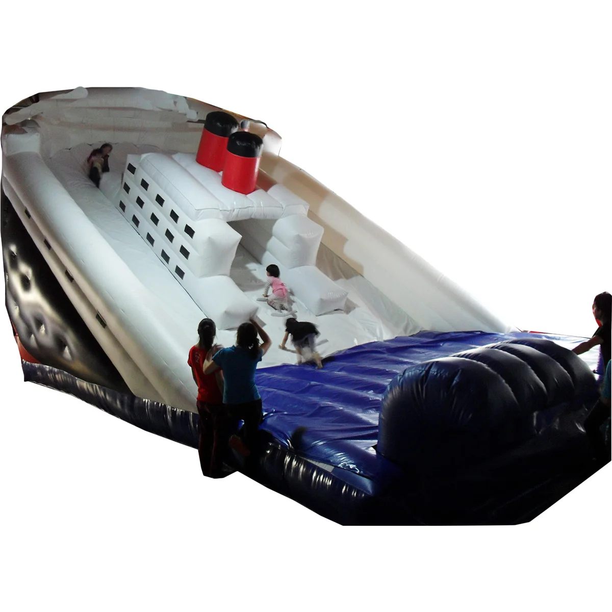 inflatable Titanic  climbing wall  children sports inflatable slide in  amusement park 1 PC air blower for free