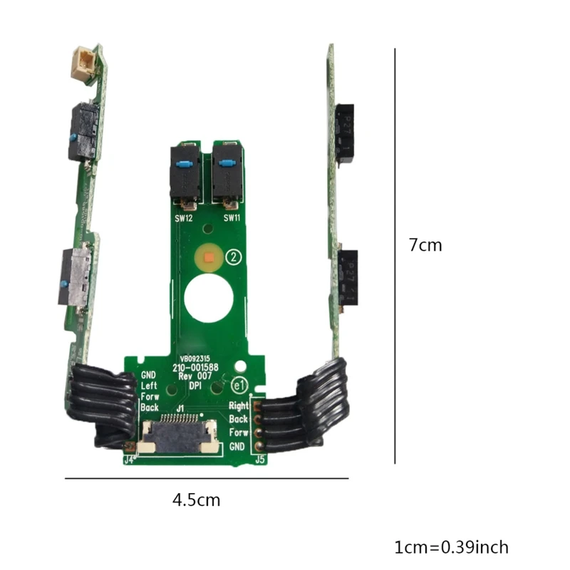 Mouse Micro Switch Mouse Side Button Board Motherboard for logitech G900 G903 Hero Mouse Side buttons Circuit Board