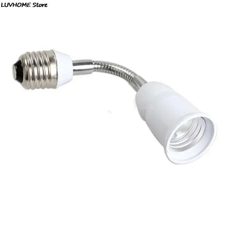 ZLinKJ 1 Pc 18cm Length Extend Flexible E27 to E27 LED light Bulb lamp Holder Converters Adapter Socket Base Type Extension