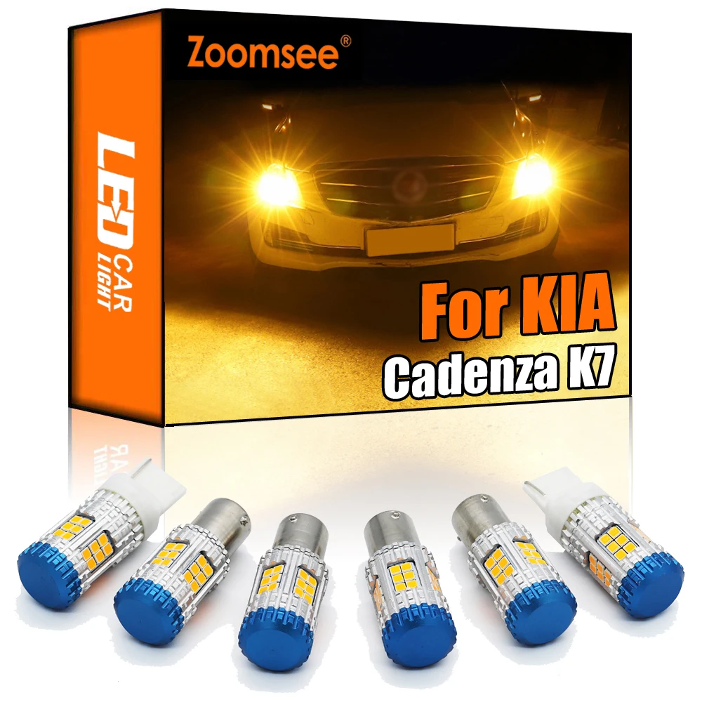 

Zoomsee Canbus For KIA Cadenza For K7 2010-2020 No Hyper Flash Error Auto Lamp LED Front Rear Turn Signal Light Indicator Bulb