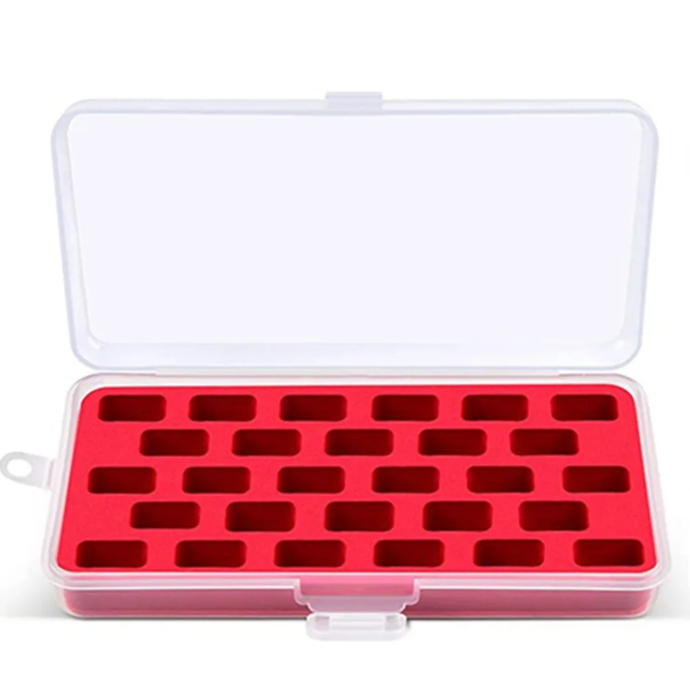 Transparent Bobbin Storage Box for Organizing Supplies