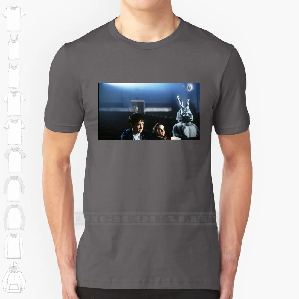 Donnie Darko 100% Cotton T Shirt Donnie Darko Frank Jake Gyllenhaal Jena James Duval Film Vintage Throwback Aesthetic Scary