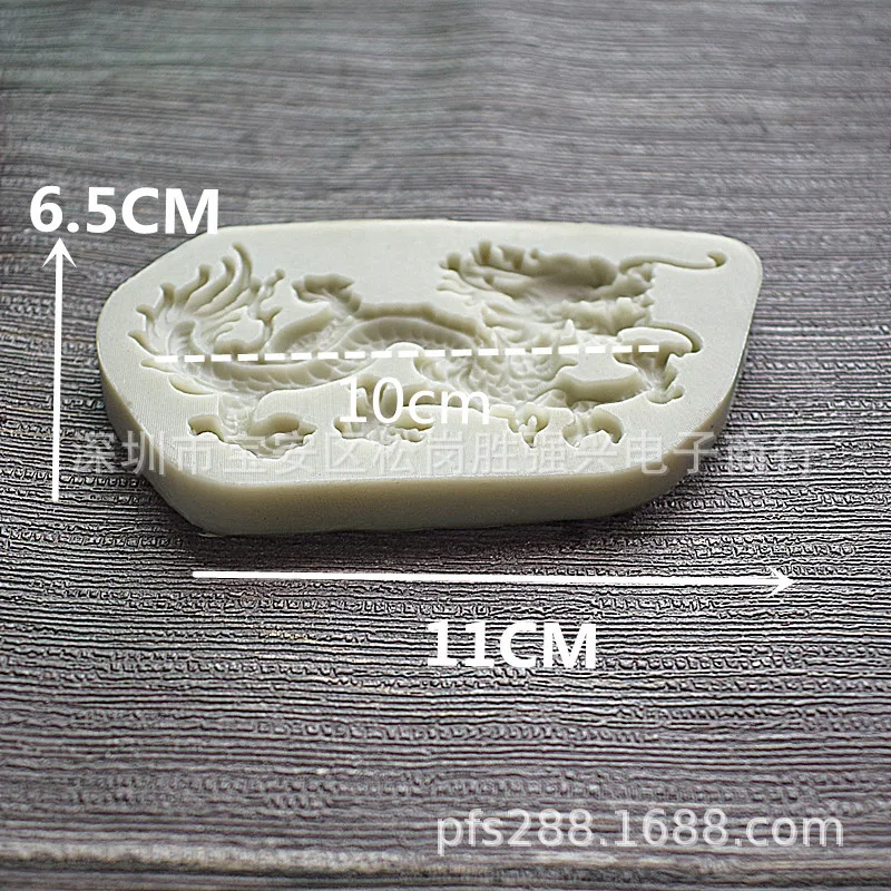 Auspicious Dragon Silicone Mold For Fondant Chocolate Epoxy Sugarcraft Mould Pastry Cake Decorating Kitchen Accessories Tool