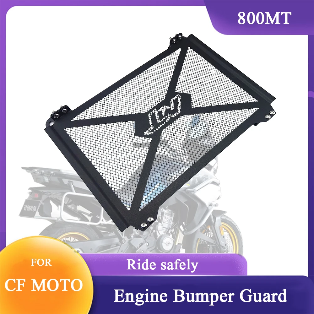 For CFMOTO 800MT Motorcycle Radiator Grille Guard Cover Water Tank Net For CHUNFENG 800MT 800 MT safety mask Moto Accessories