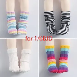 Calcetines blancos acolchados para muñecas, accesorios para muñecas BJD, 1/6, 30CM, 1/6