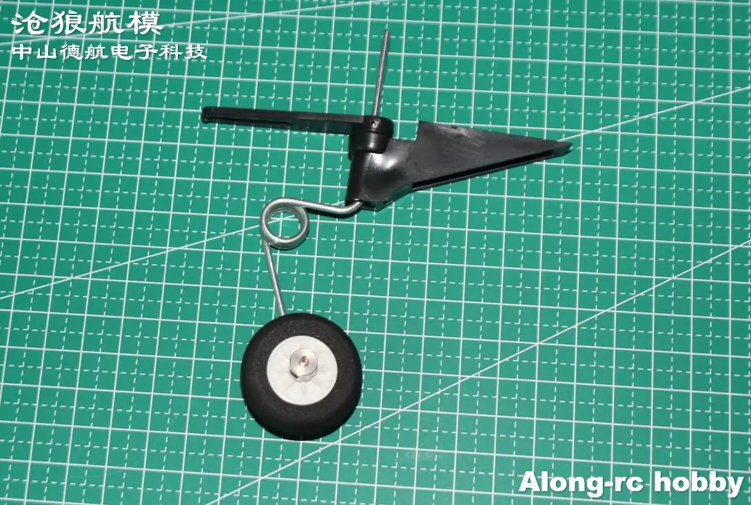 3PCS Suitable for 60-120 Class 30-70E RC Airplane Models Part Tail Landing Gear set with 30mm Wheel or  DIY Aircraft Plane- AA33