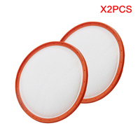 1/2 Pcs Washable Vacuum Cleaner HEPA Filter For Midea C3-L148B C3-L143B VC14A1-VC VC16C3-VR Rround HV Cotton Filter Elements