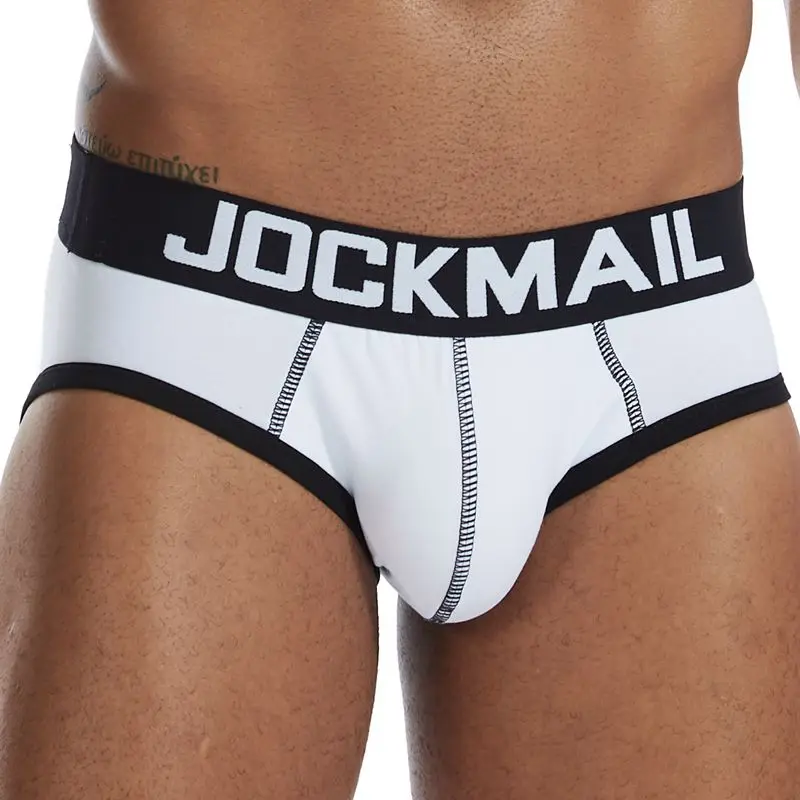 Jockmail 2020 New Shorts Sexy Men Underwear Men Briefs Cotton Underpants Gay Mens briefs Cuecas Men Brief Bikini Man Srting