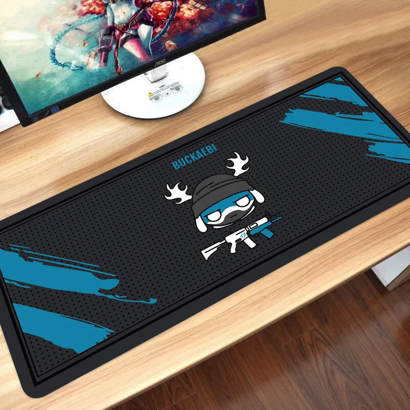 Imagem -04 - Suawin-mouse Pad Extra Grande Borracha Protetora Anti-derrapante 90x40cm Almofada para Teclado