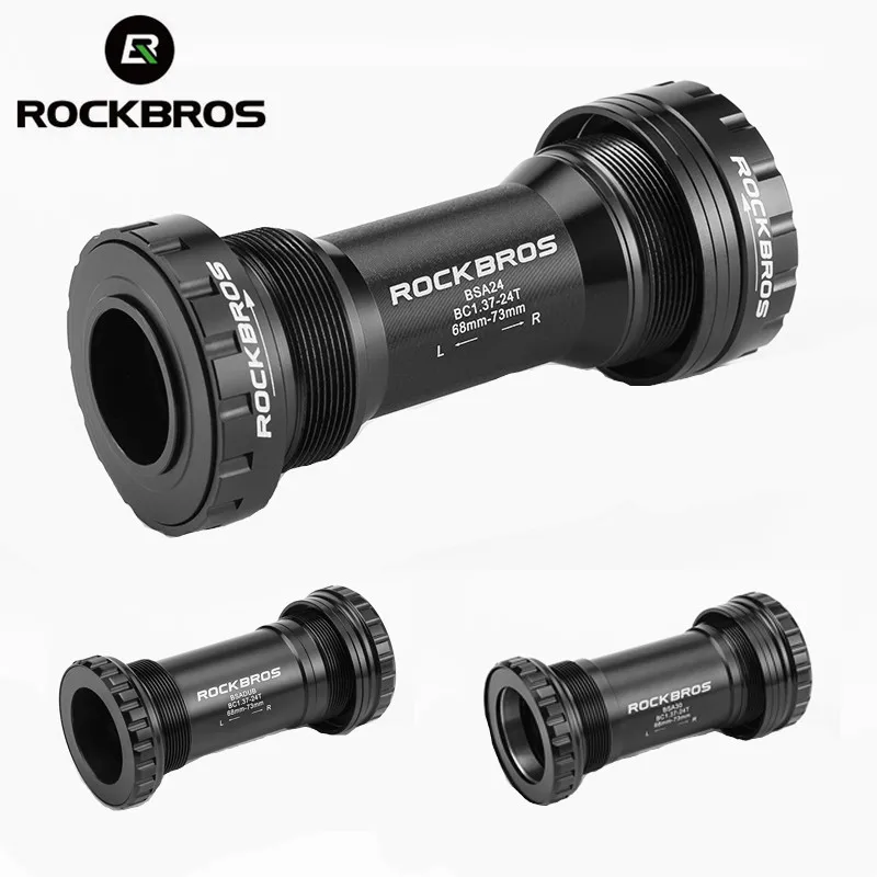 

ROCKBROS Bicycle Bottom Bracket Ceramic Bearing Diameter BSA 68 73 MM 24-22mm For SRAM GXP DUB Shimano 6800 R8000 Crankset