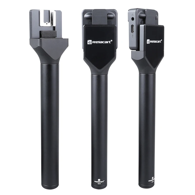 Relacart-MIH 무선 마이크 HM 핸드 헬드 그립 스틱, ENG 인터뷰 녹음 Saramonic Rode Comica BoomX SYNCO