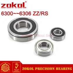 ZOKOL 6300 6301 6302 6303 6304 6305 6306 ZZ RS N Deep Groove Ball Bearing Snap Slot