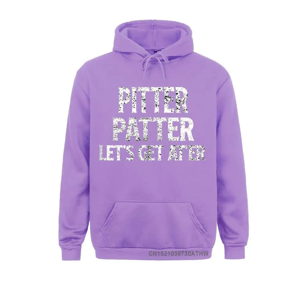 Pitter Patter Lets Get At Er Funny Printed On Men Sweatshirts Thanksgiving Day Hoodies Sportswears Long Sleeve 2021