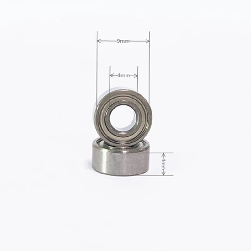 50-500 Stück Edelstahl-Kugellager S684ZZ 4*9*4mm Rillenkugellager 4x9x4 mm 684 S684 S684Z – Detail 1