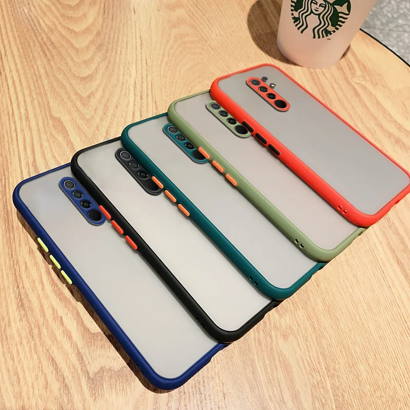 Silicon Candy Color Case For Xiaomi Redmi 9 Case Shockproof Soft edge Cartoon Plain Color Back Cover For Redmi 9 Protection Case