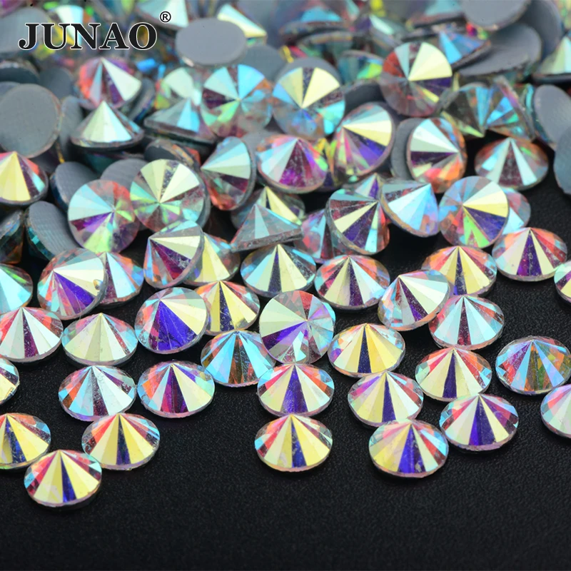 

JUNAO SS20 1440 шт., исправление, кристалл AB, точка, стекло, кристалл, стразы, плоская задняя часть, железо на стразах, аппликация из алмазного камня для одежды