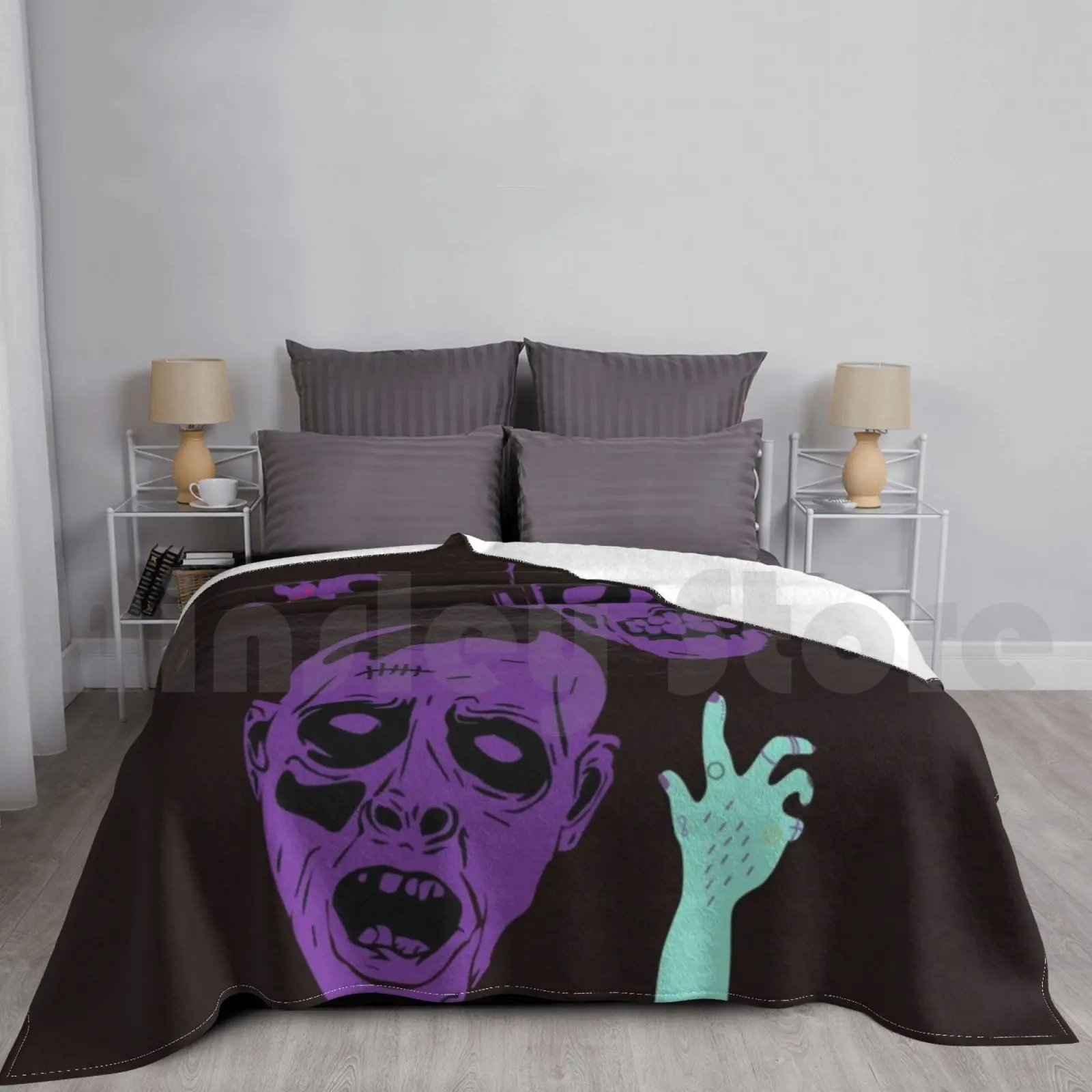 Copy Of Halloween For Teenagers Halloween Gift Blanket Fashion Custom Halloween Happy Halloween