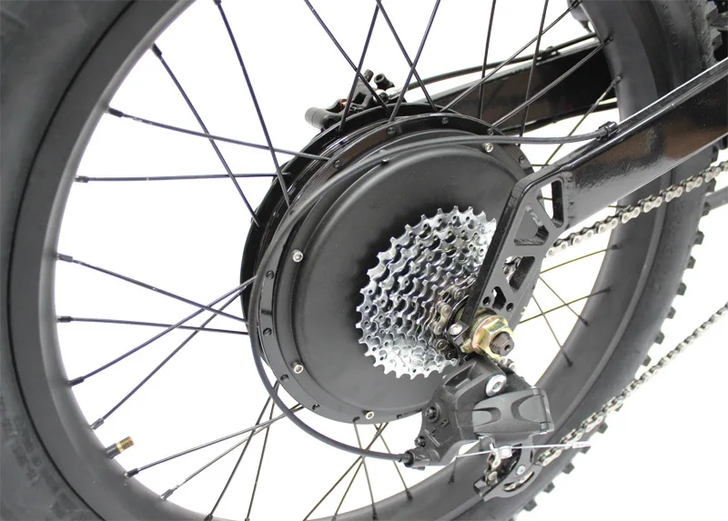 72V 1500W stealth bomber front and rear shock absorbing soft tail all terrain electric mountain bike