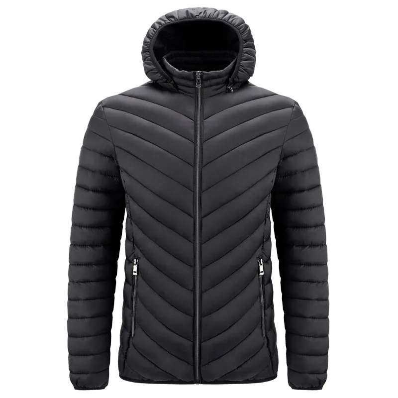 Chaqueta de plumón de pato para hombre, abrigo cálido de invierno, Parkas gruesas con capucha, talla M-4XL, YR196, 2022