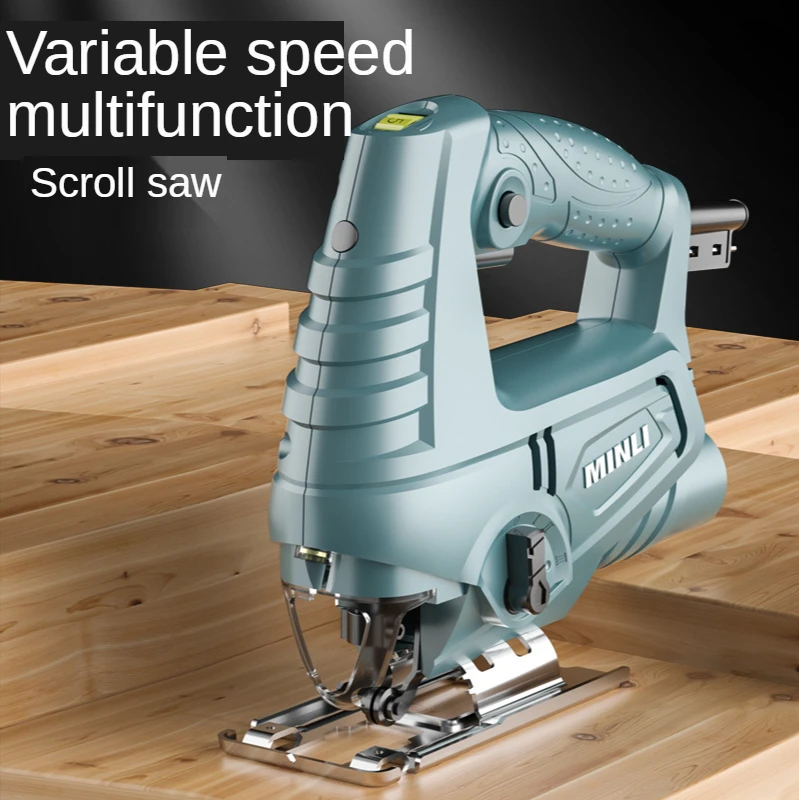 Electric Jig Saw Small Multi-Function Cutting Machine Woodworking Electric Saw Pull Flower Flashlight According To Wire Saw Tool