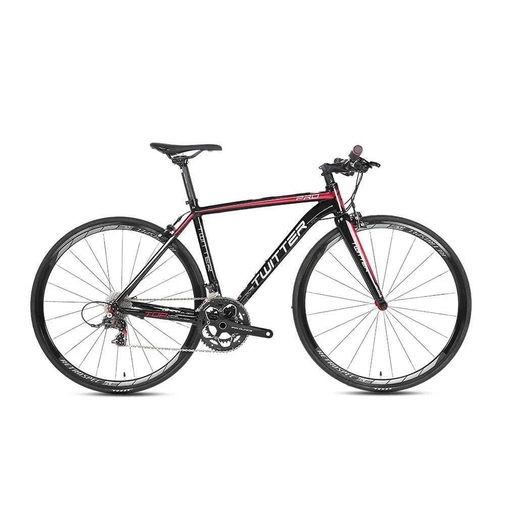 

TWITTER-Aluminum Alloy Road Bikes, 24 Speed, Carbon Fork Bicycle, 700C