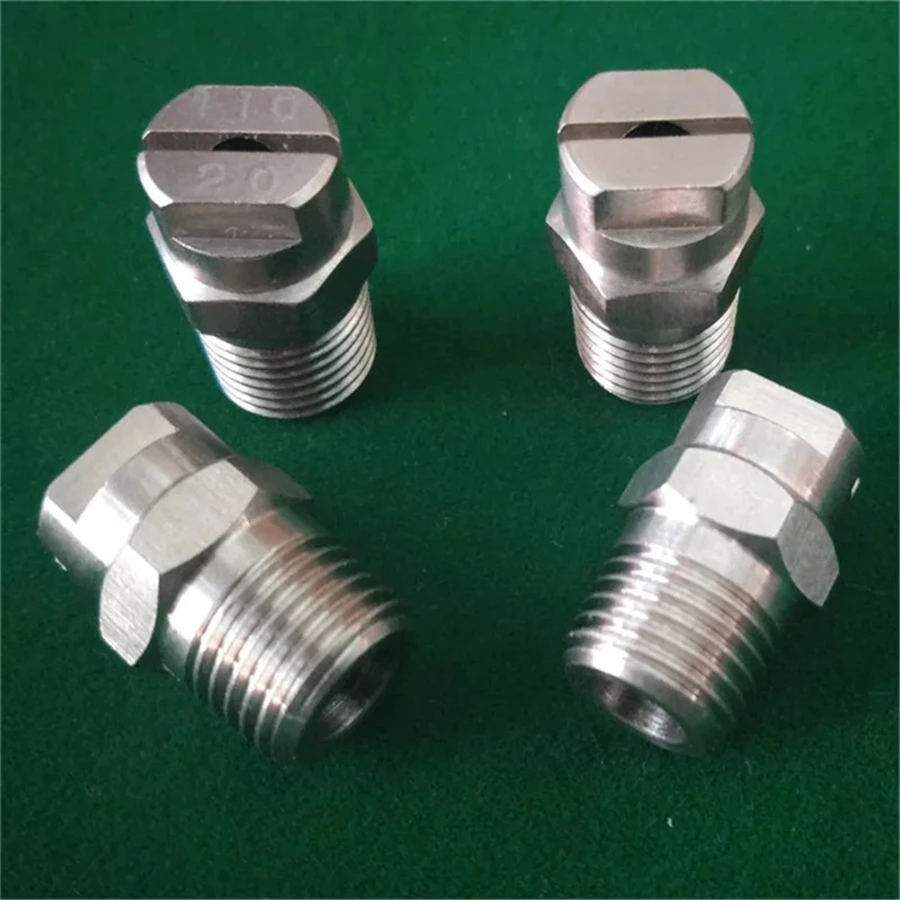 1/4 "HU فوهة مروحة مسطحة ، HVVV فوهة مروحة مسطحة ، غسيل السيارات ارتفاع ضغط فوهة نفاثة مسطحة ، ارتفاع ضغط فوهة رش مروحة مسطحة