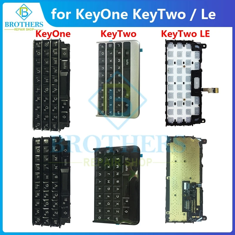 Klawiatura do BlackBerry Keytwo Key2 LE KeyOne DTEK70 Przycisk klawiatury z elastycznym kablem Części zamienne do telefonu Czarny Srebrny Test Top