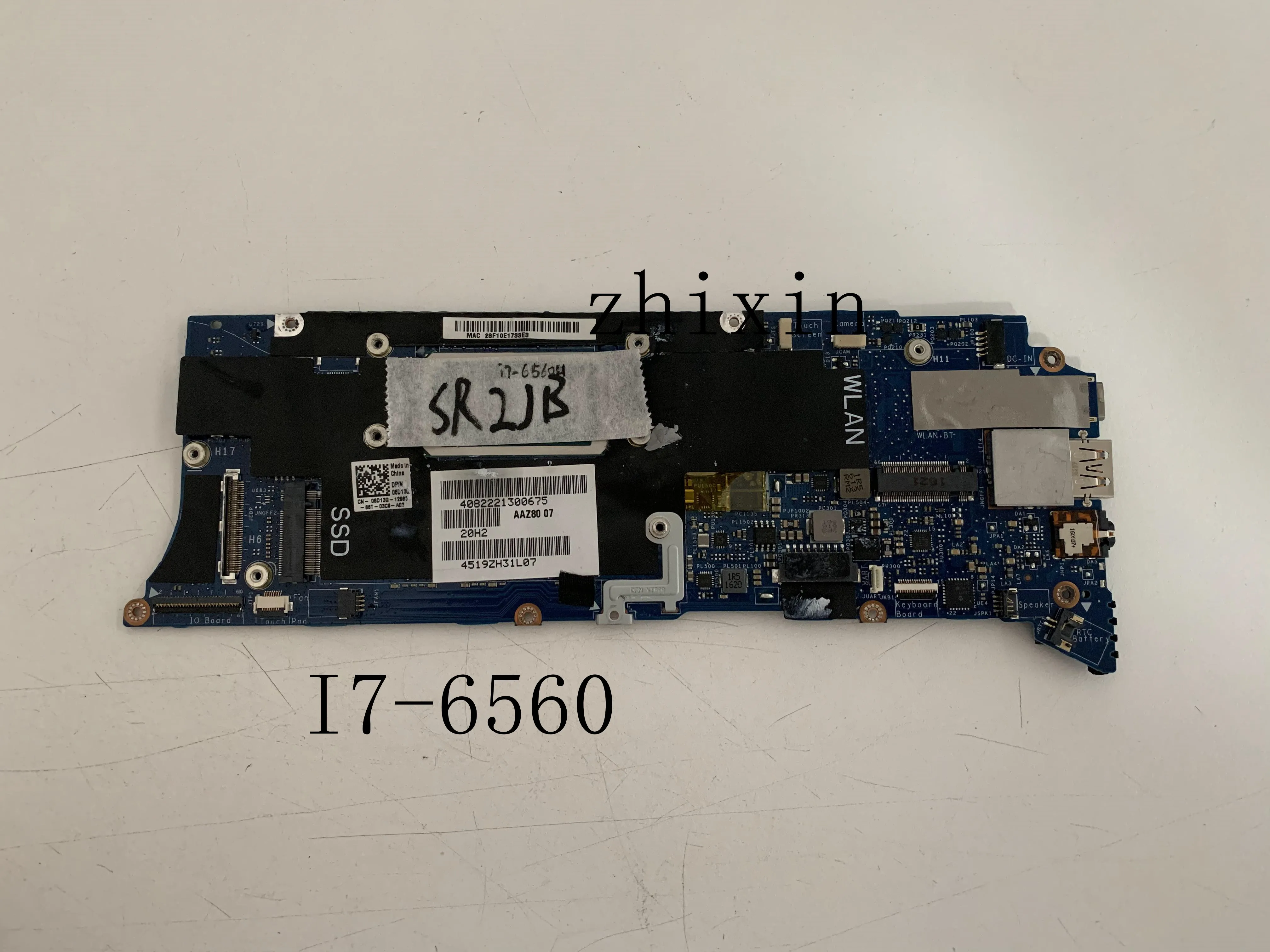 

yourui For DELL XPS 13 9350 with I7-6600U Laptop motherboard SR2F1 I7-6560U Mainboard CN-0FK79N 0FK79N LA-C881P full test