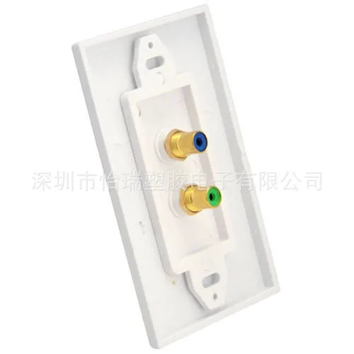 Âm Thanh Bảng Điều Khiển Âm Thanh Ổ Cắm Bảng 2rca Audio Bảng 2rca Đĩa Treo Tường