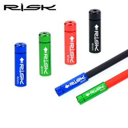 10 stücke RISIKO Fahrrad Kabel End kappen Shift/Bremse Kabel Hemd Mantel MTB Rennrad Teile Passt 4mm 5mm Linie Rohr Wasserdicht Staub Kappen