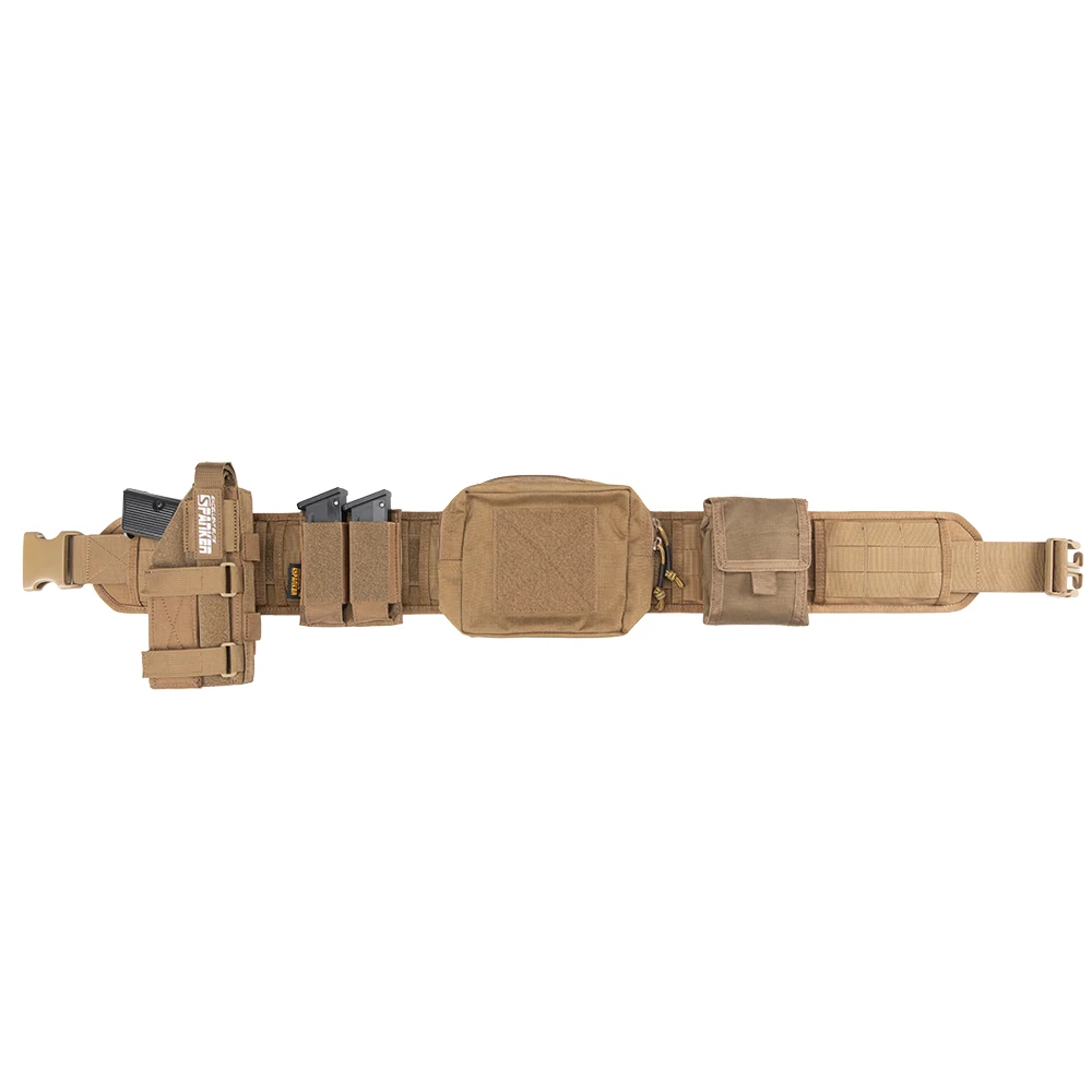 Exzellenter Elite Spanker Taktischer Gürtel Schnellverschluss Canvas-Hüftgurt Outdoor-Jagdgürtel Multifunktional im Militärstil – Detail 10
