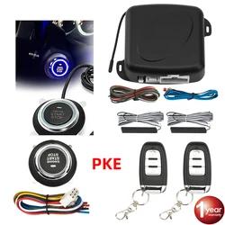 Car Alarm Remote Control PKE Car Keyless Entry Engine Start Alarm System Push Button Remote Starter Stop Auto