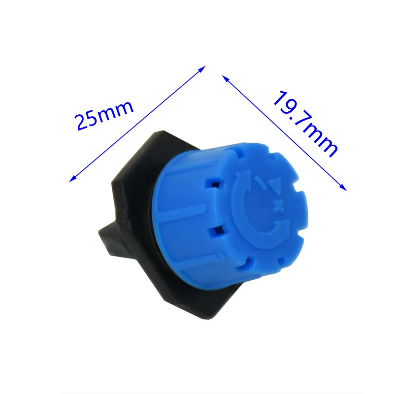 Adjustable Dripper Micro Drip Irrigation Watering Anti-clogging Emitter Garden Supplies Red blue white for 1/4 inch Hose 20pcs