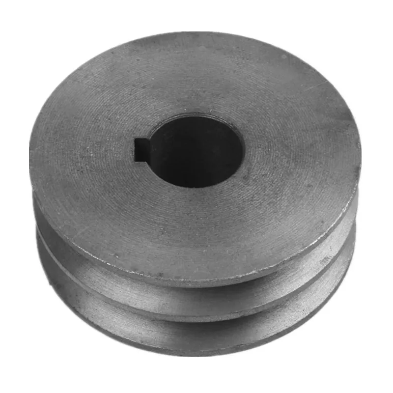 1Pcs A/B Type V-Belt pulley Double slot Pulley Motor motor pulley Material Cast Iron Dia 50mm-100 Power Tool Accessories