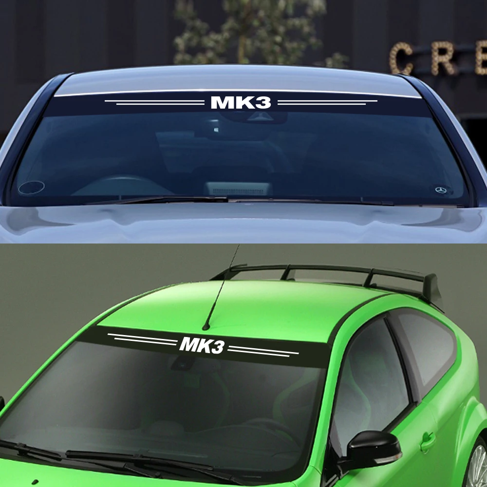 Car Windshield Decorative Stickers and Decals For Volkswagen VW Golf 4 7 5 6 MK2 MK3 MK4 MK5 MK6 MK7 MK8 Auto Tuning Accessories view 3