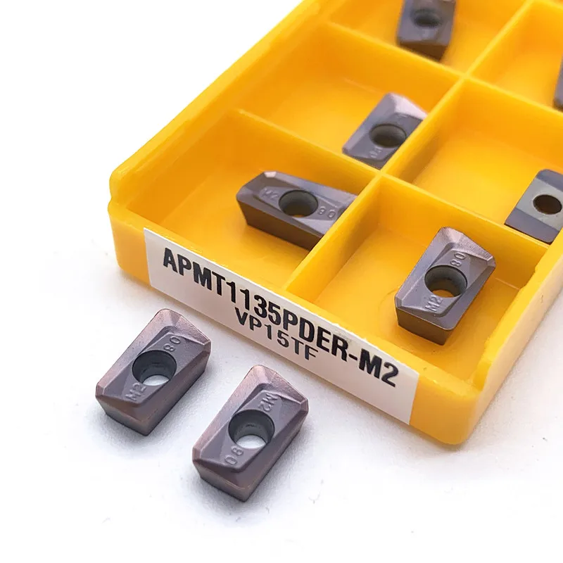 APMT1604 APMT1135 M2 H2 คาร์ไบด์ CNC เครื่องกลึงโลหะ PDER ตัดเครื่องมือ APMT 1135 1604 VP15TF UE6020 US735