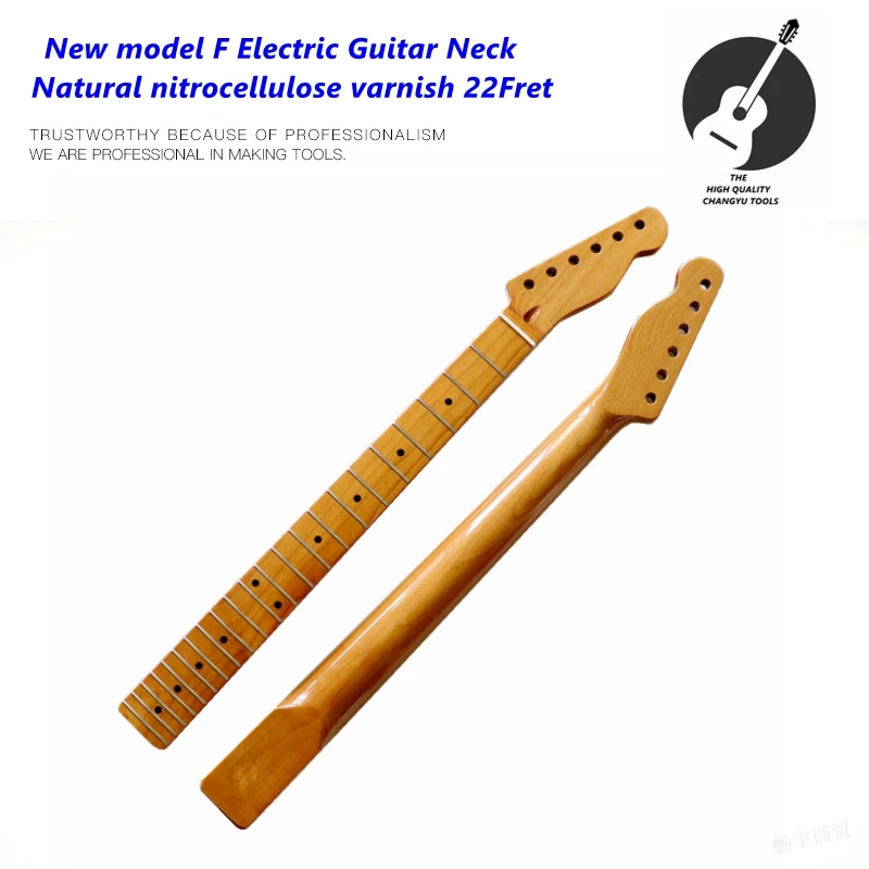 

New TL model F Electric Guitar Neck Natural nitrocellulose varnish 22Fret Guitar accessories parts