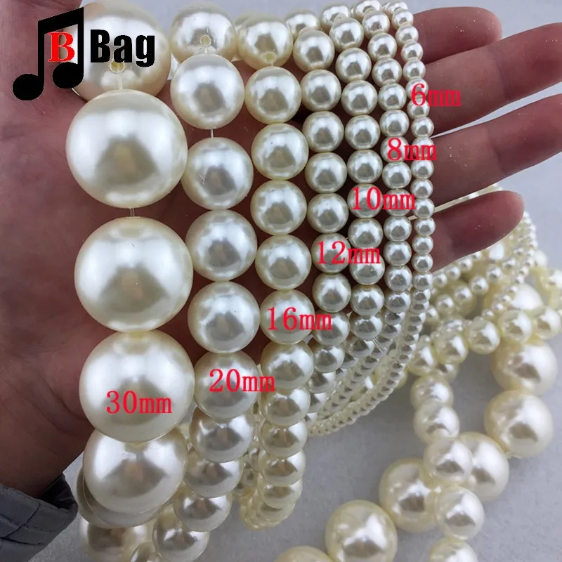 Corrente de bolsa pérola para mulheres, alça de ombro, correntes de substituição, pingente frisado, decorativo, acessórios de joias, meninas, 8-30mm