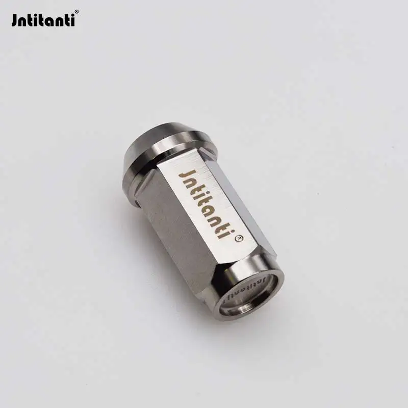 Jntitanti Gr5 titanium wheel lug nut M12/M14*1.25/1.5*45mm 1piece and 20ps