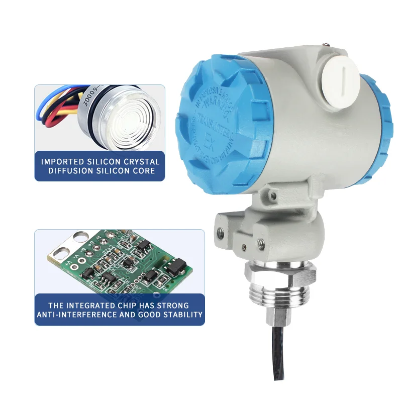 Split Submersible Water Level Pressure Sensor Transducer Liquid Level Transmitter 4-20mA 1-5V 0-10V RS485 QDY60A