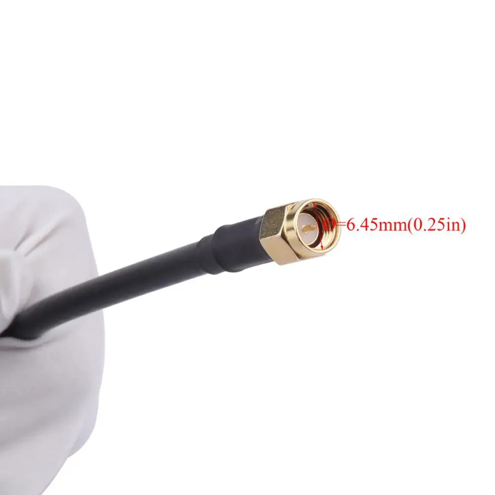 1-5M RG58/50-3 RF Coaxial Cable SMA/N Male to Male Wire Extension For Cellular Amplifier Signal Booster Antenna