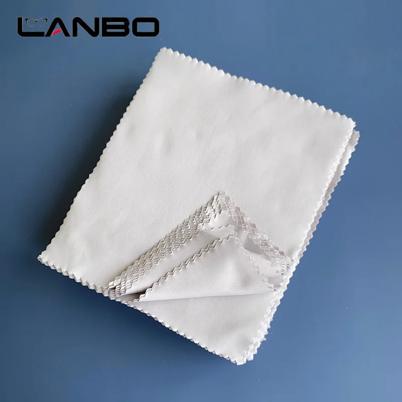 LANBO 100 pcs/lots High quality Glasses Cleaner 145*175mm Microfiber Glasses Cleaning Cloth For Lens Phone Screen Cleaning Wipes