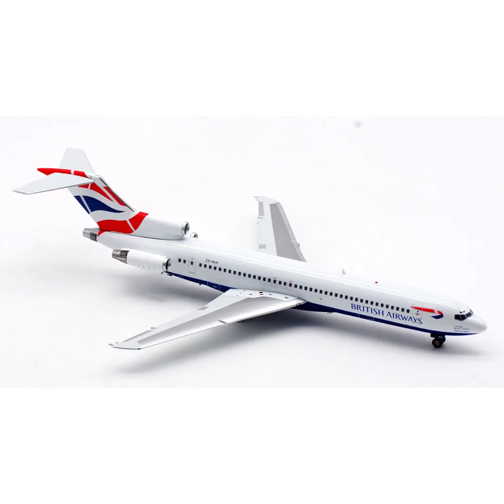 1:200 Alloy Collectible Plane Gift ARDBA29 British Airways Boeing B727-200 Diecast Aircraft Jet Model ZS-NVR With Stand