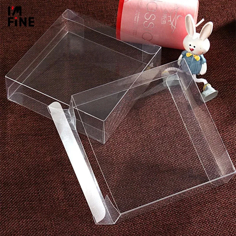 7.5*7.5*1cm Cheap pvc Box for gift//candy/cosmetic/small transparent clear plastic pvc box packing boxes