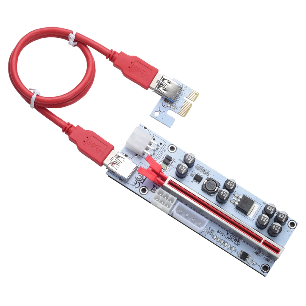 Pcie riser 010 010x riser para placa de vídeo, placa gráfica, gpu usb 3.0 cabo, pci express x16 para mineração bitcoin