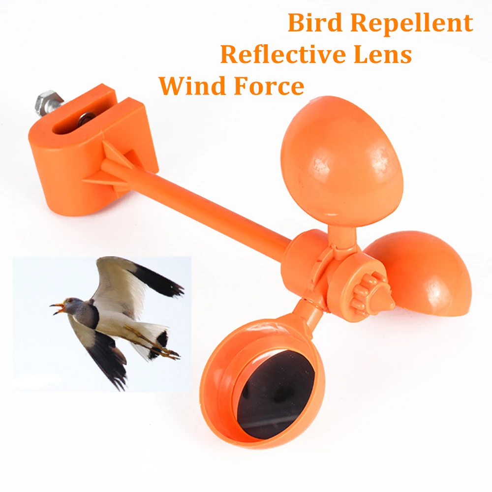 

New 360° Drive Away Bird Device Bird Scarer Bird Repeller Crow Crop Garden Outdoors Pigeon Crow Lawns Creative Wind Power Tools