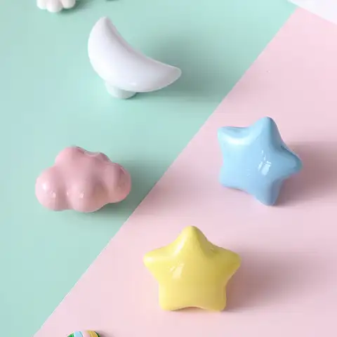 만화 어린이 방 세라믹 캐비닛 손잡이 구름 별 달 모양 옷장 손잡이 정원 문 캐비닛 어린이를위한 핸들 Best5 만화 어린이 방 세라믹 캐비닛 손잡이 구름 별 달 모양 옷장 손잡이 정원 문 캐비닛 어린이를위한 핸들 Best5