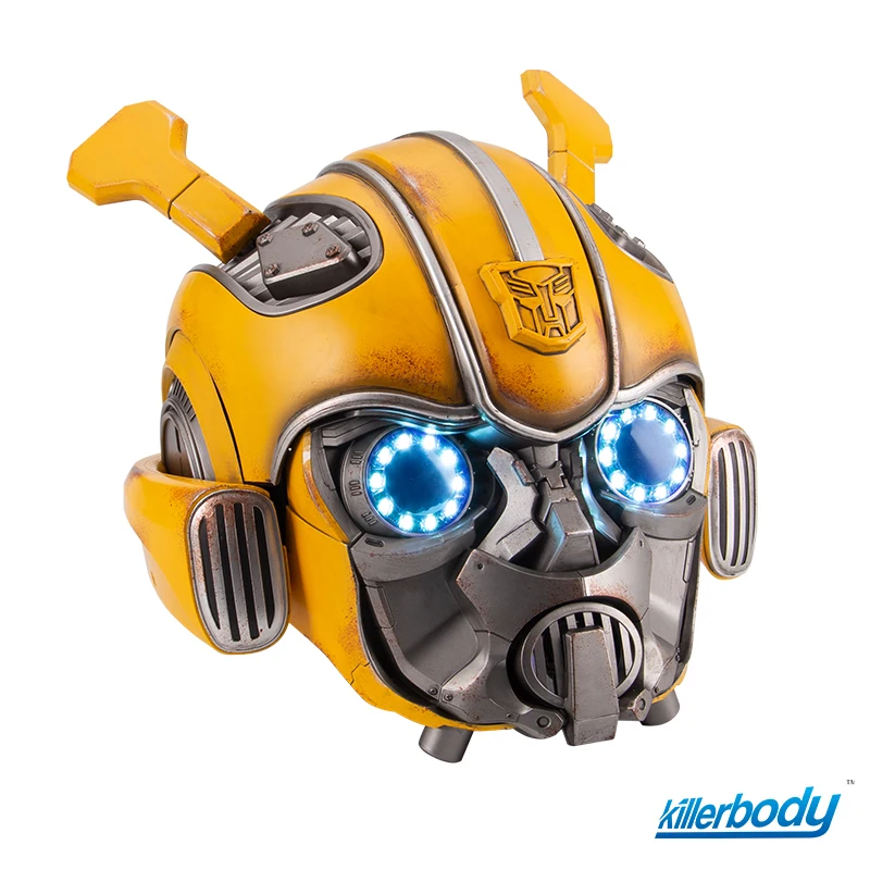 Killerbody สวมใส่ Bumblebee หมวกกันน็อกภาษาอังกฤษ Voice Control,Touch Control,2.4G รีโมทคอนโทรลสะสม